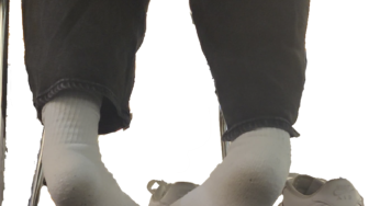 Dirty White Socks out of Forces