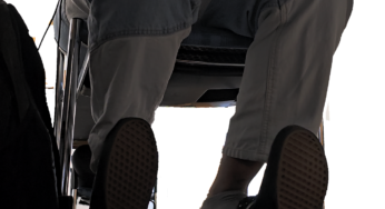 Mismatched Sock Shoeplay out of All-Black Vans