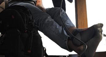 Ebony Grey Socks out of Timberland Boots