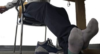 Ebony Dirty Socks out of Jordan Retros