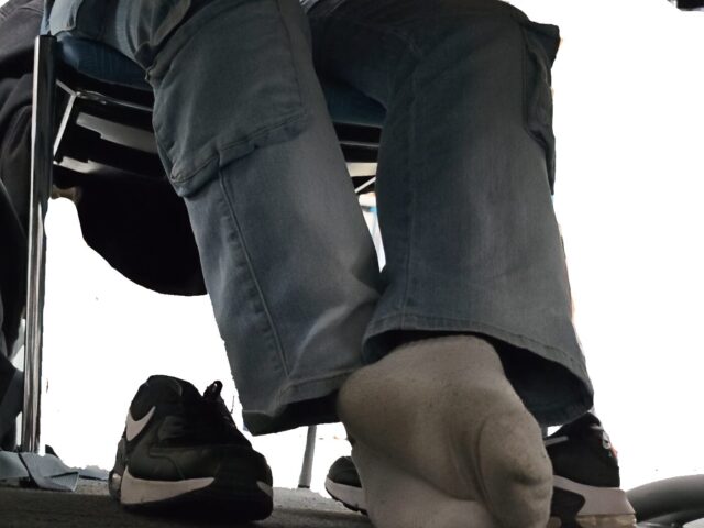 Ebony Dirty Socks out of Black and White Airmaxes 2