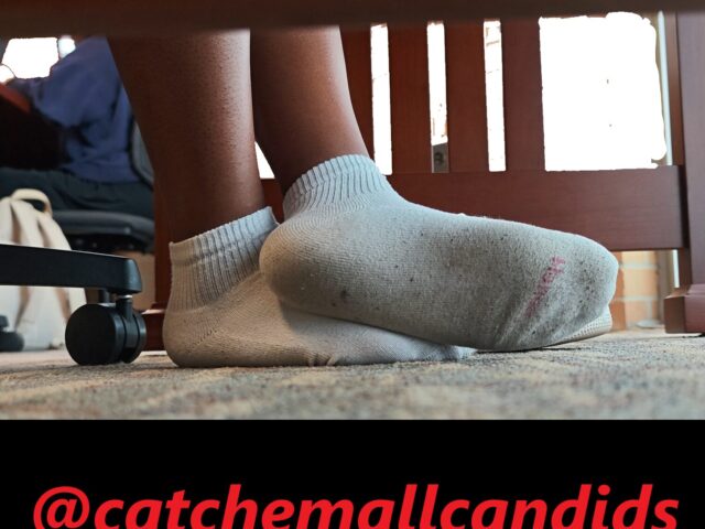 Ebony Dirty Hanes Socked Soles out of AF1s